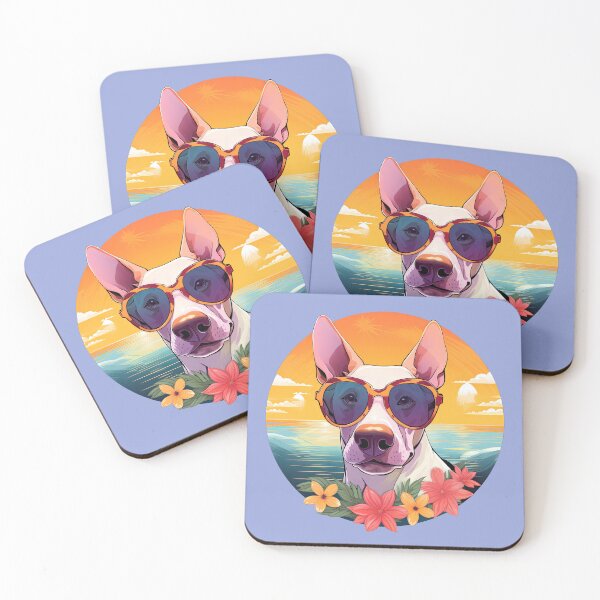 Item preview, Bull Terrier in the Sunset designed and sold by ZombieLH.