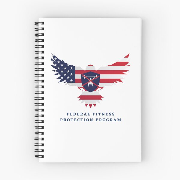 Item preview, Federal Fitness Protection Program Funny Graphic designed and sold by CardsandCanvas.