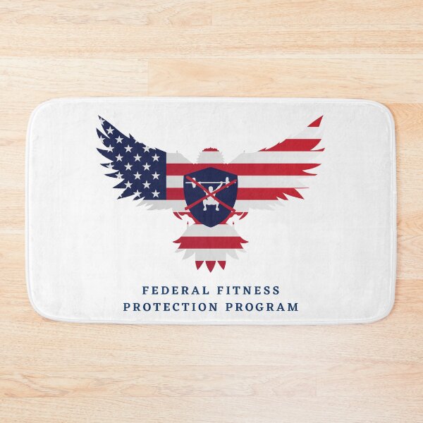 Item preview, Federal Fitness Protection Program Funny Graphic designed and sold by CardsandCanvas.