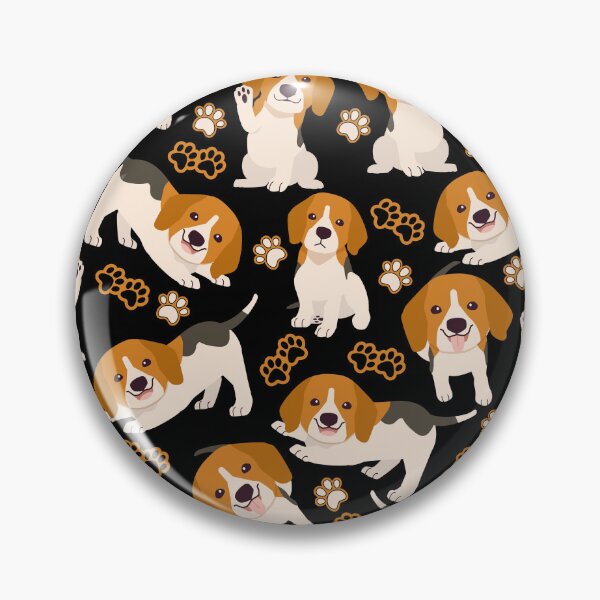 Item preview, Beagle Puppy Dog Pattern designed and sold by Wolfheartart.