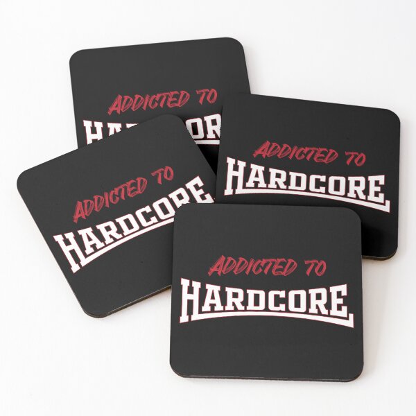 Item preview, Addicted to Hardcore (White) designed and sold by StayAwakeGrphx.