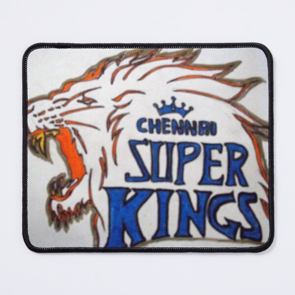 Item preview, Chennai Super kings Logo Hand made color Art designed and sold by MubaraksArt.
