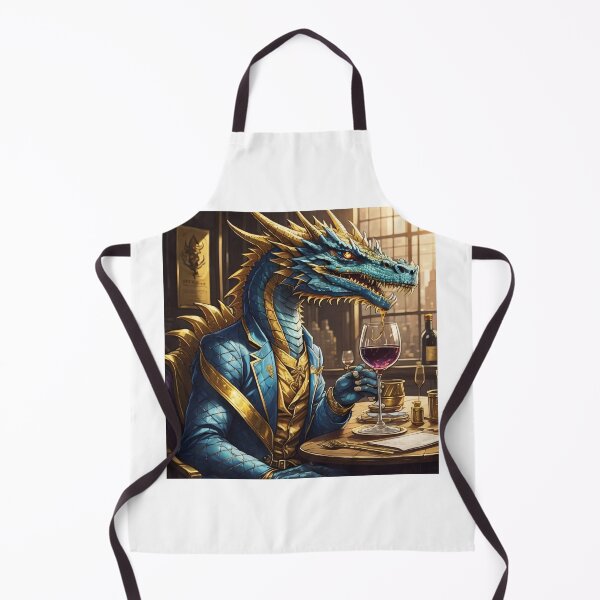 Item preview, A blue dragon drinks wine designed and sold by Amitbasri.