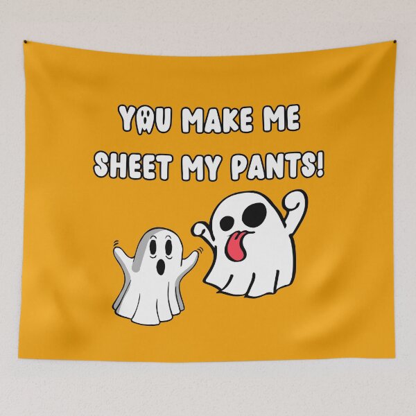 Item preview, Sheet Happens: A Ghostly Comedy of Terrors designed and sold by ElLocoMus.