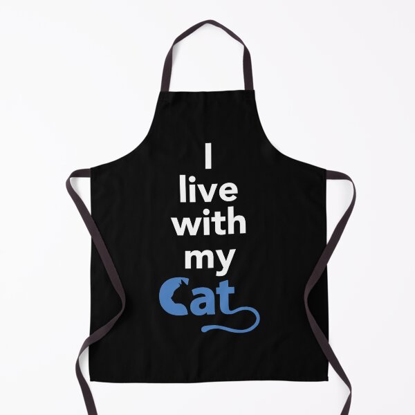Item preview, I LIVE WITH MY CAT designed and sold by Aspretto.
