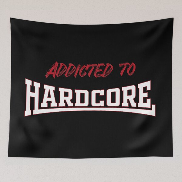 Item preview, Addicted to Hardcore (White) designed and sold by StayAwakeGrphx.