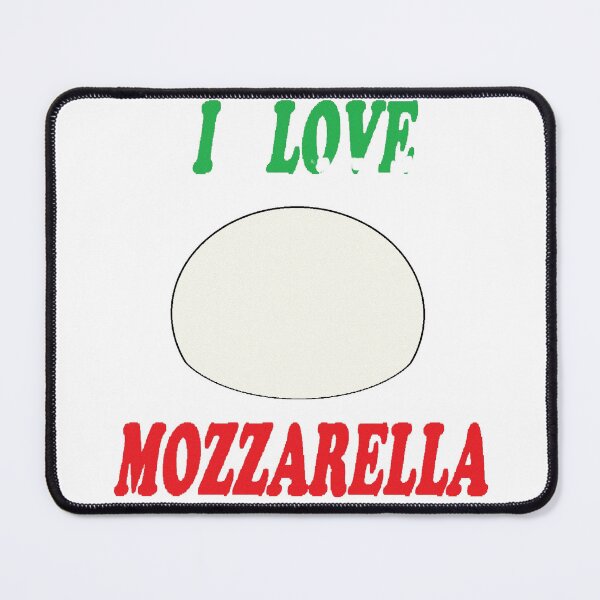Aperçu de l'œuvre I Love Mozzarella by Lapivert Rockeuse créée et vendue par Lapivert.