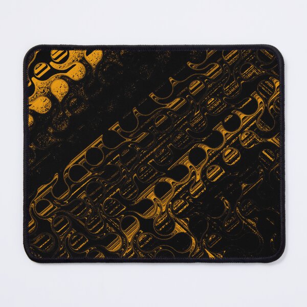 Item preview, Yellow Black circular Geometric designed and sold by mwebba2005.