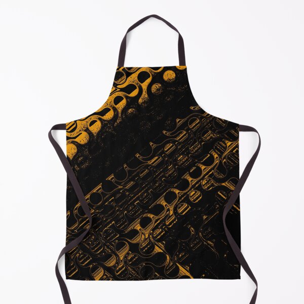 Item preview, Yellow Black circular Geometric designed and sold by mwebba2005.