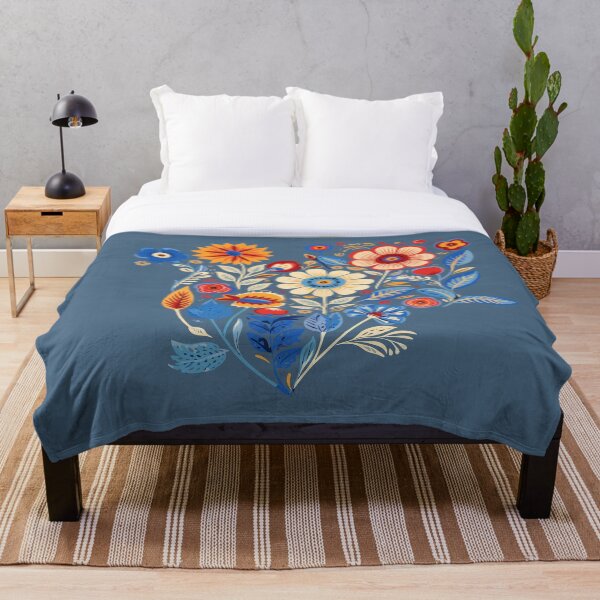 Item preview, Arte popular de flores polacas designed and sold by ImprintMage.