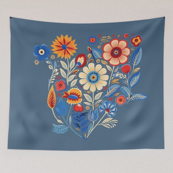 Item preview, Polish Flowers Folk Art designed and sold by ImprintMage.