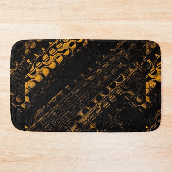 Item preview, Yellow Black circular Geometric designed and sold by mwebba2005.