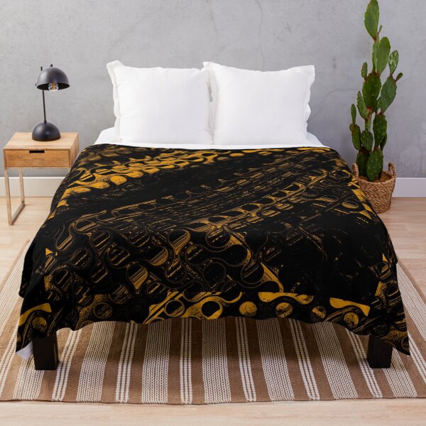 Item preview, Yellow Black circular Geometric designed and sold by mwebba2005.