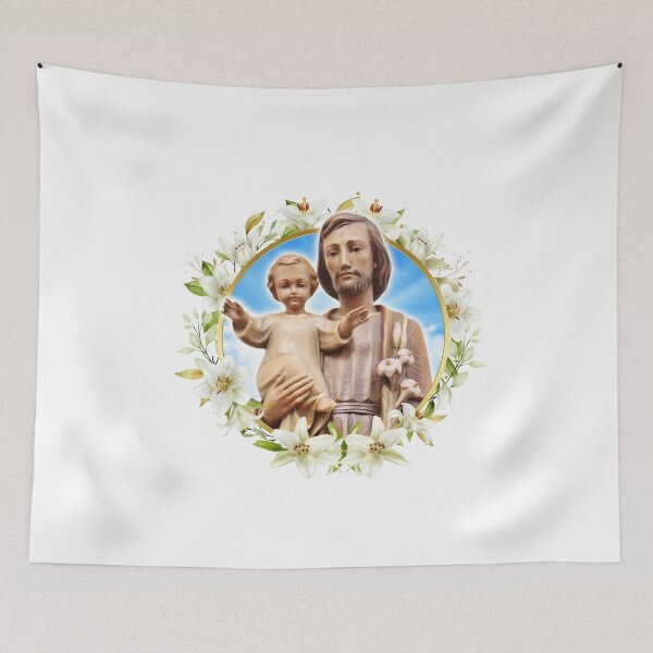 Item preview, Saint Joseph and Jesus - Lilies (São José e Jesus)Açucena designed and sold by JustStayPositiv.
