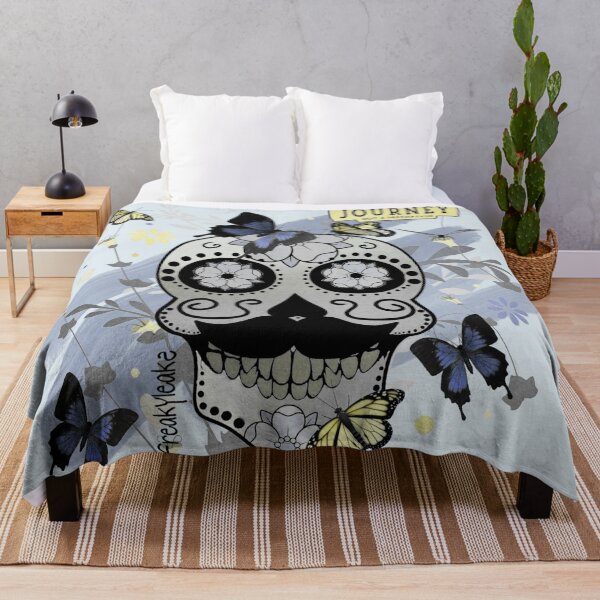 Item preview, SKULL WITH BUTTERFLIES designed and sold by inarausch2023.