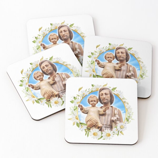 Item preview, Saint Joseph and Jesus(São José e Jesus)Daisies designed and sold by JustStayPositiv.