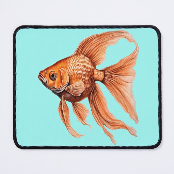 Item preview, Detailed Orange Colored Fantail Goldfish designed and sold by taiche.
