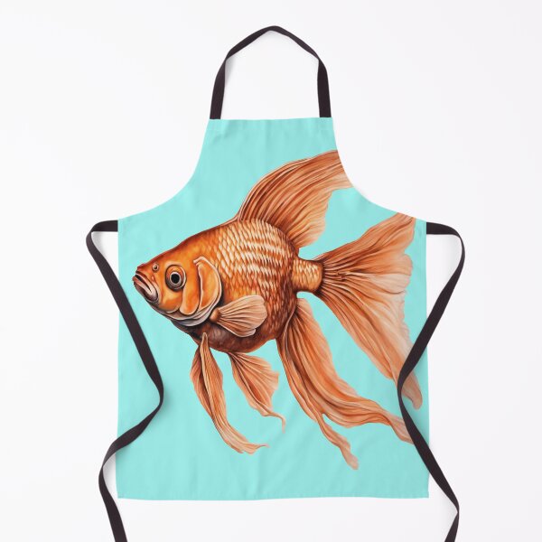 Item preview, Detailed Orange Colored Fantail Goldfish designed and sold by taiche.
