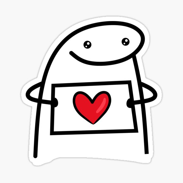 Pegatina for Sale con la obra «amor memes» de zerothreestd | Redbubble