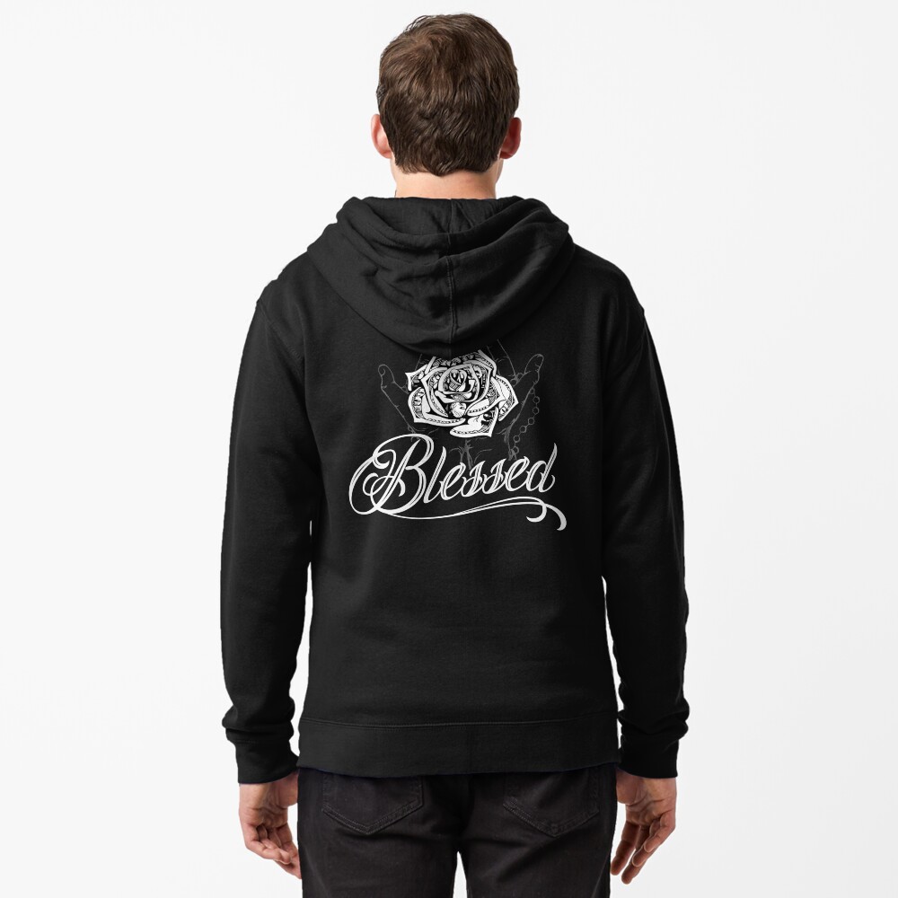 Blessed hoodie with roses online