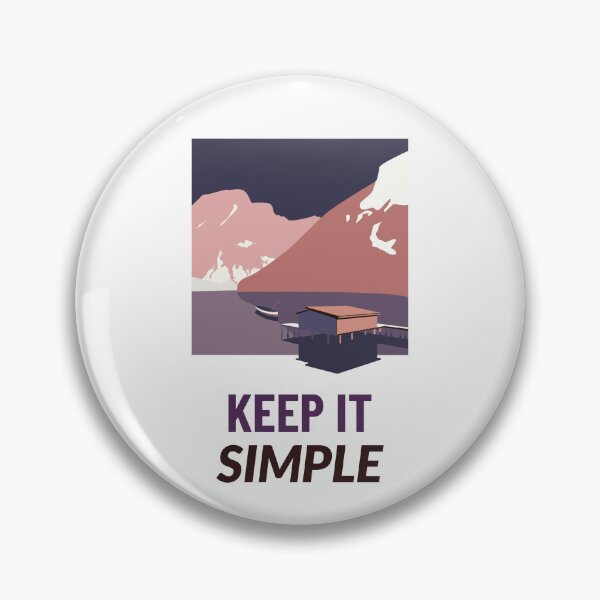 Item preview, Keep it simple designed and sold by TropicalDesigna.