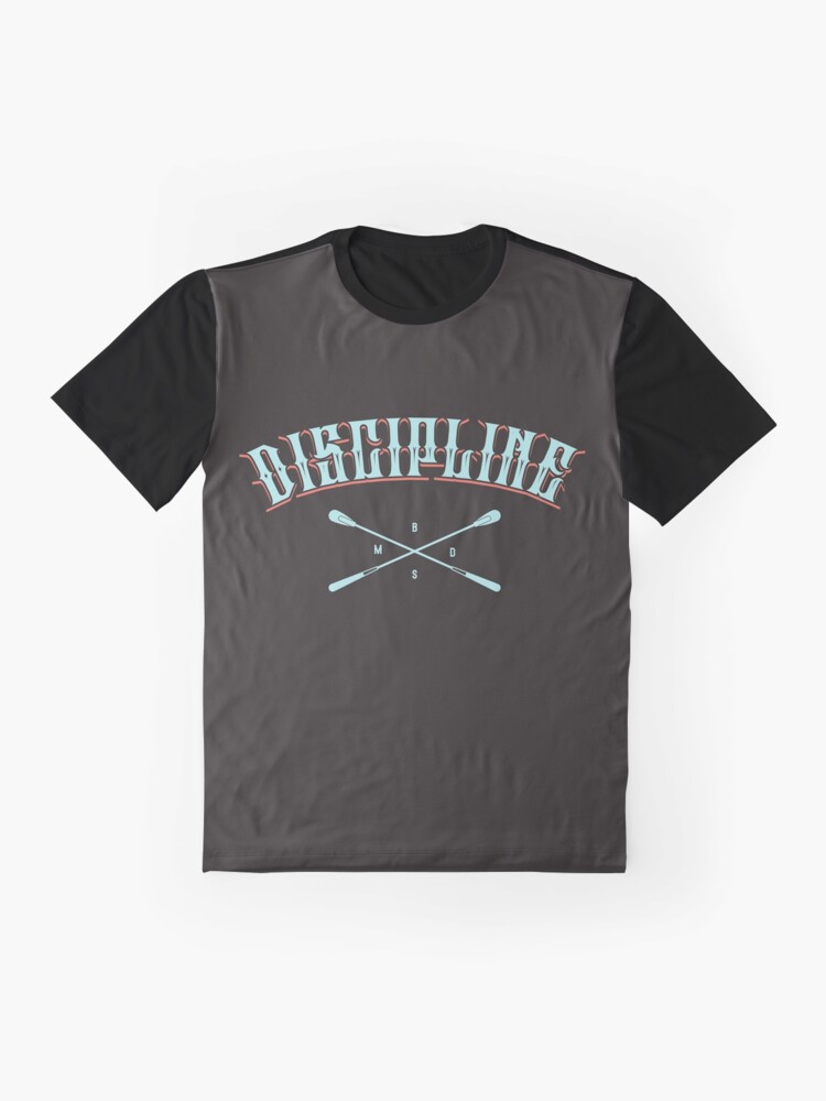 Alternate view of Discipline Aqua / Brick Graphic T-Shirt