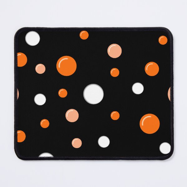 Item preview, black background circle dot pattern designed and sold by NAGNE.
