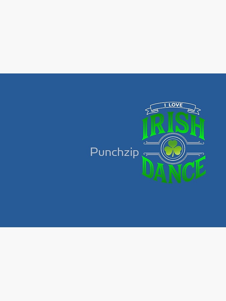 Traditional Irish Dance Lovers Shamrock Design by Punchzip