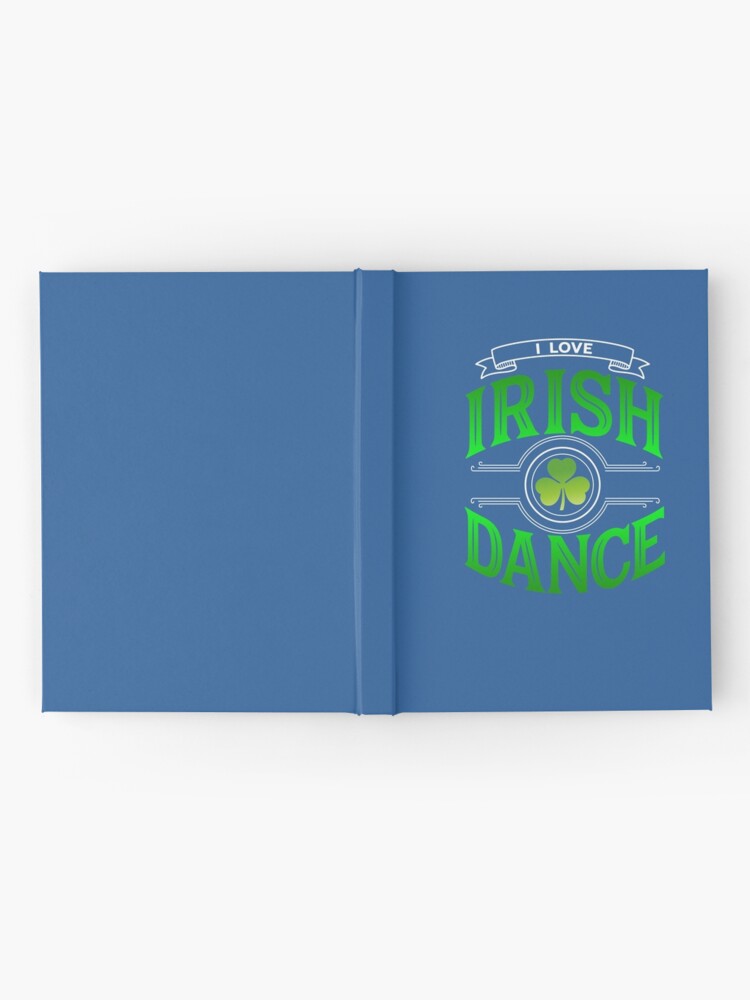 Alternate view of Traditional Irish Dance Lovers Shamrock Design Hardcover Journal