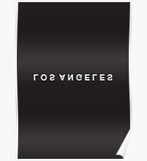 Los Angeles Minimalist Black and White - Trendy/Hipster Typography Poster