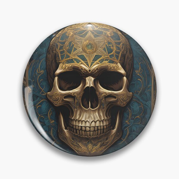Item preview, Skull - Deck of Many Things designed and sold by DiceyThreads.