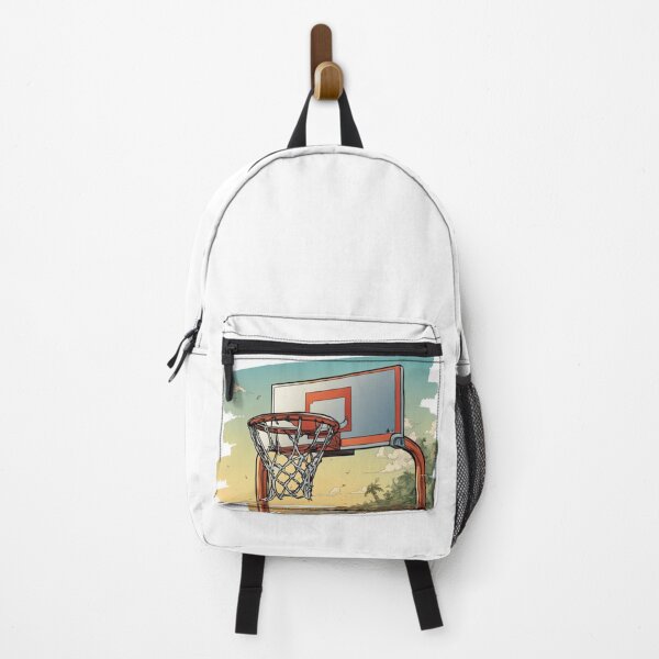 Item preview, Beachside Basketball Hoop designed and sold by illustratoral.