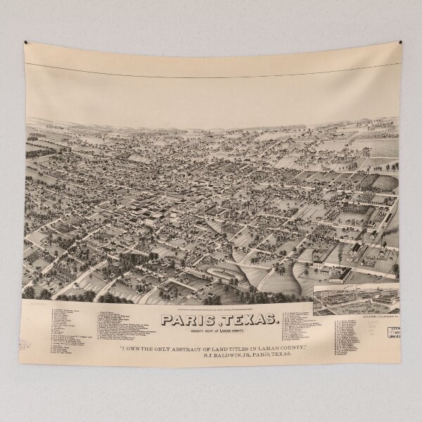 Item preview, Paris, Texas (1885) designed and sold by allhistory.