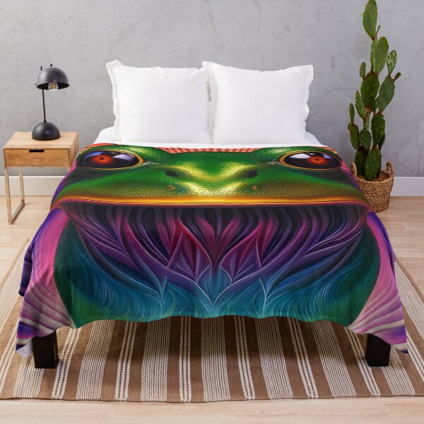 Item preview, Froggy Animal Spirit (23) - Trippy Psychedelic Frog designed and sold by TheThirdEye.
