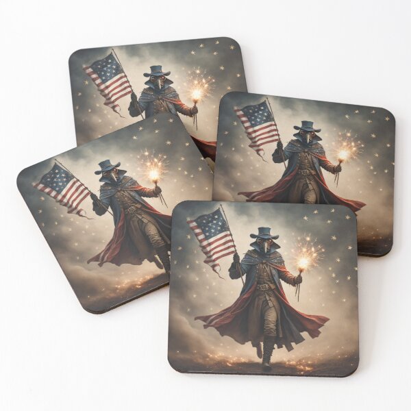 Item preview, Plague Doctor 4th of July 1 designed and sold by sage-and-se7en.