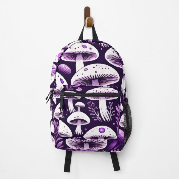 Item preview, Purple Mushroom Madness designed and sold by Printsalotl.