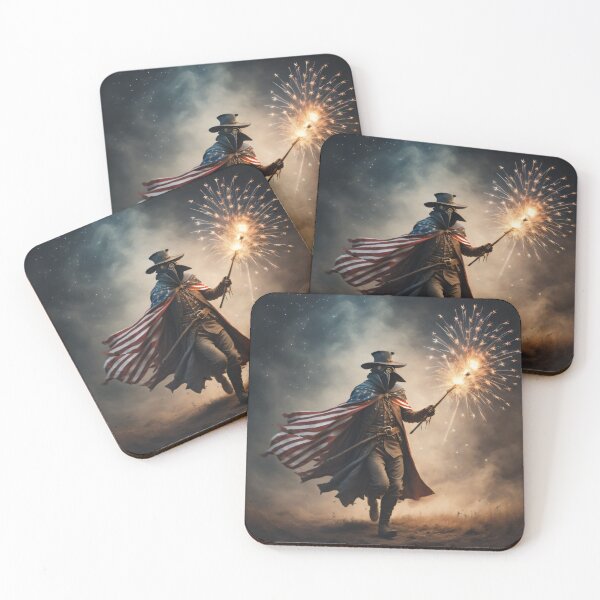 Item preview, Plague Doctor 4th of July 3 designed and sold by sage-and-se7en.