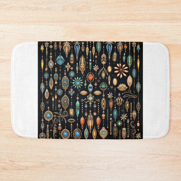 Item preview, Pretty colourful jewelry pattern designed and sold by SmileshareShop.