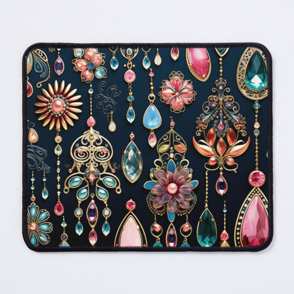 Item preview, Pretty colourful jewelry pattern designed and sold by SmileshareShop.