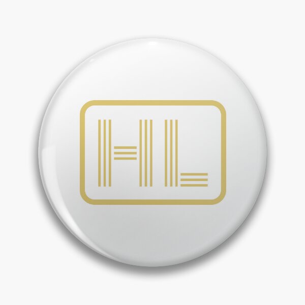 Item preview, HL Initials Gold Geometric Letters designed and sold by Jeallan Designs.