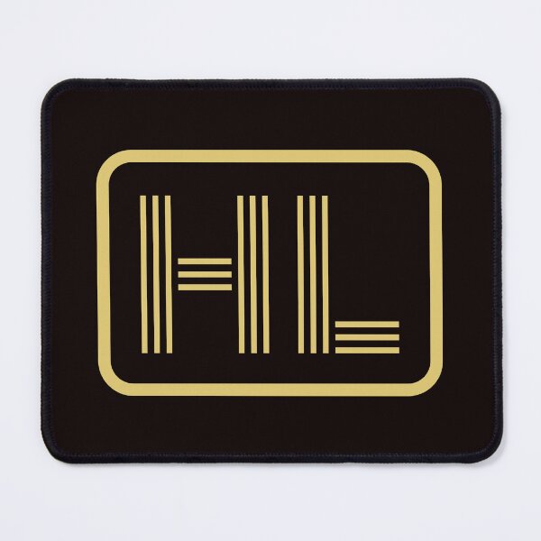 Item preview, HL Initials Gold Geometric Letters designed and sold by Jeallan Designs.