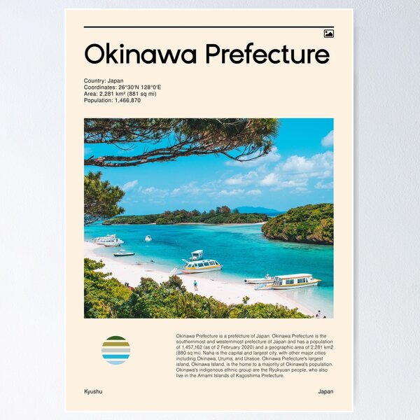 Item preview, Visit Okinawa Prefecture, Japan (Travel poster) designed and sold by RabbitK.