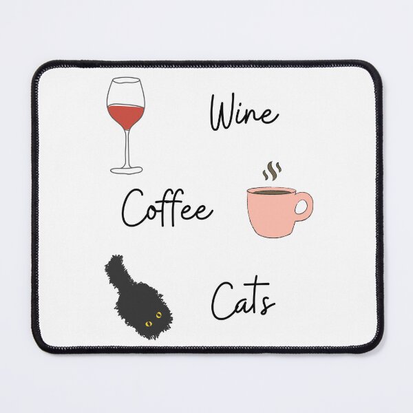 Item preview, Wine Coffee Cats designed and sold by mabohman.