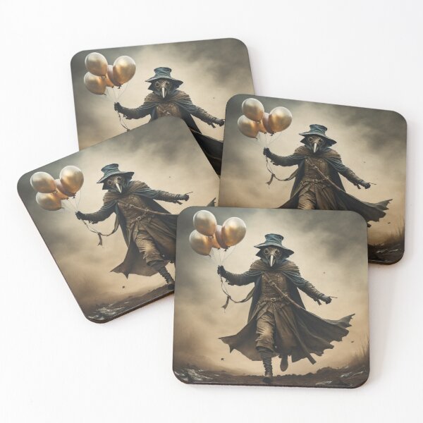 Item preview, Plague Doctor Happy Birthday Balloons  2 designed and sold by sage-and-se7en.