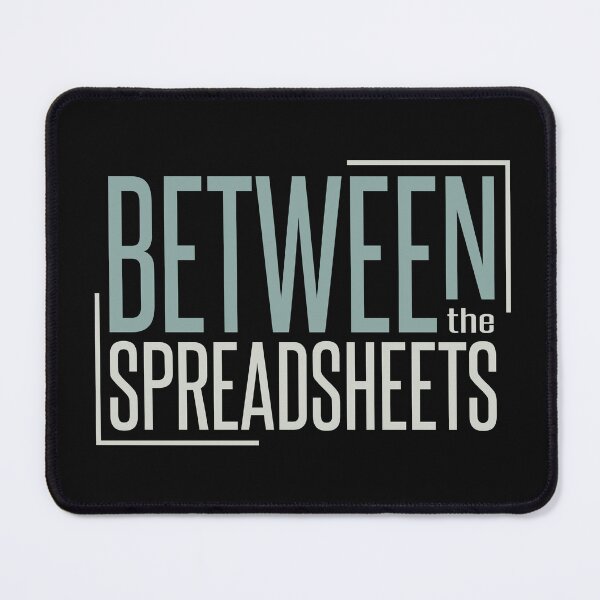 Item preview, Funny Accounting Pun Between the Spreadsheets designed and sold by whyitsme.