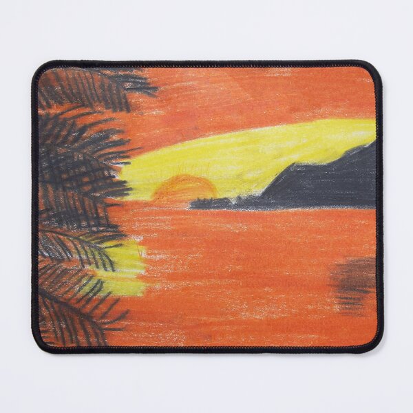 Item preview, Sunset near sea with mountains color Art designed and sold by MubaraksArt.