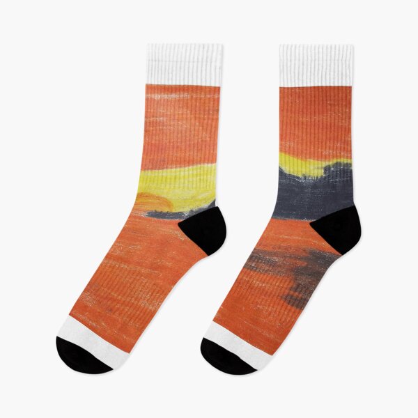Item preview, Sunset near sea with mountains color Art designed and sold by MubaraksArt.