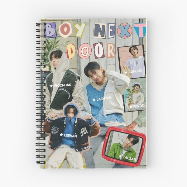 Item preview, Boynextdoor BND cute fun and aesthrtic collage ot6 edit designed and sold by Kplais.