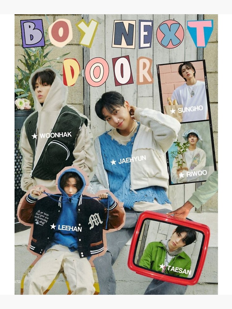 Boynextdoor BND cute fun and aesthrtic collage ot6 edit