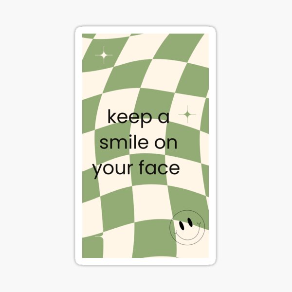 dames vertes et blanc cassé Sticker
